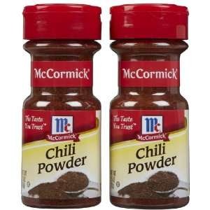 McCormick Chili Powder, 2.5 oz, 2 pk Grocery & Gourmet Food