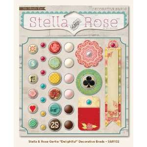  Stella & Rose Gertie Decorative Brads Delightful