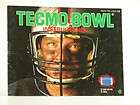 Booklet ONLY (NO GAME) for TECMO SUPER BOWL NES
