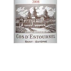  2008 Cos dEstournel St Estephe 750ml Grocery & Gourmet 