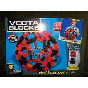  Vecta Blocks 3 D Giant Bucky Sphere 240 pcs Toys & Games