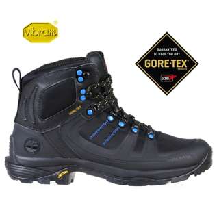   Boots Cadion Hiker Goretex Vibram Black Nylon Leather 12584  