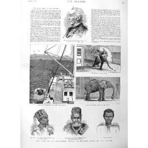   1884 DUKE WELLINGTON ABYSSINIAN ENVOYS WORKE ELEPHANT