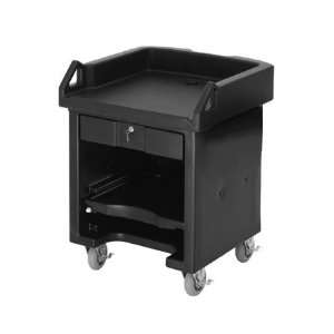  Black Cambro VCS Versa Cart with Standard Casters 