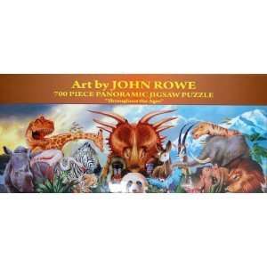  Art by John Rowe 700 Piece 34 x 12 Panoramic Jigsaw 