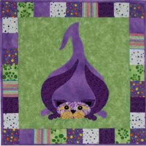Walla Walla Kitty wall hanging quilt kit, Garden Patch Cats  