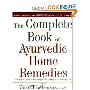  Remedies [Paperback] Vasant Lad Vasant Lad (Author) VASANT LAD Books