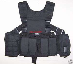 New Molle Marine MK2 Tactical Vest Black   Airsoft  