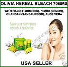 Herbal Olivia Herb bleach Turmeric Aloe Vera lemon 70g