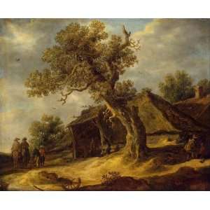   Jan van Goyen   24 x 20 inches   Landscape with Oak