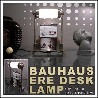 RARE BAUHAUS PICTURE FRAME DESK LAMP LAMPE 1920 ART DECO PRE MID 