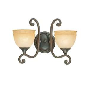 Concord Fans FV 06AC 02ORB Aracruz   Two Light Bath Vanity, Oil Rubbed 