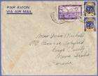 Algeria 1942 Air Mail Cover to Aylesford, Nova Scotia   #212, C5 