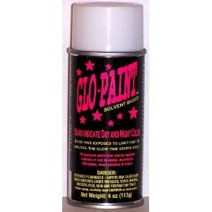  GLO PAINT, Fluorescent Pink Color, Glow in the Dark, 4oz 