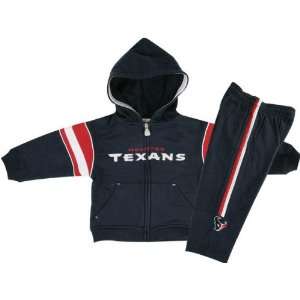  Houston Texans Infant Full Zip Hooded Jacket and Pant Set 