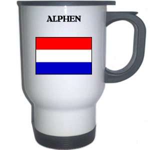  Netherlands (Holland)   ALPHEN White Stainless Steel Mug 