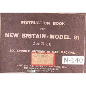  New Britain Gridley No. 61 Six Spindle Automatic Bar 