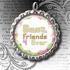 BEST FRIENDS BFF BOTTLE CAP NECKLACE 24 CHAIN #2
