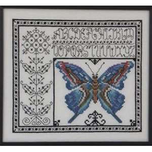  Blue Watercolor Butterfly   Cross Stitch Pattern Arts 