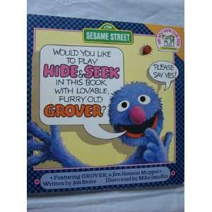   BOOK WITH LOVABLE FURRY OLD GROVER? Jon Stone, Mike Smollin Books