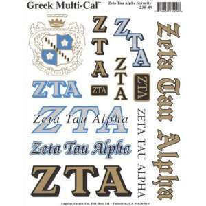 Zeta Tau Alpha   Window Stickers 