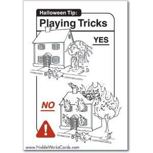  Funny Halloween Card Playing Tricks Humor Greeting David 