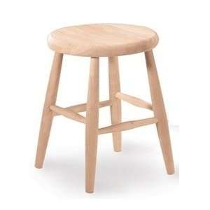  International Concepts Scooped Seat Stool   18 Seat 