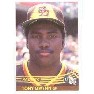  1984 Donruss # 324 Tony Gwynn San Diego Padres Baseball 