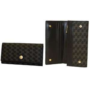 Aristo Black Top Fold Wallet by Rioni Designer Handbags 