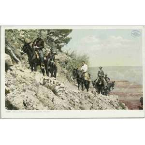   Reprint Grand View Trail, Grand Canyon, Ariz 1898 1931