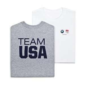  BMW Mens Team USA Tee   GRAY   Size Extra Large 