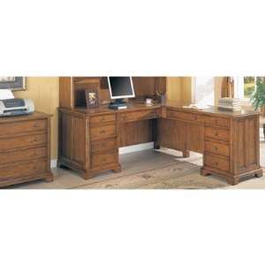  Halton Hills L Desk with Lateral File Furniture & Decor