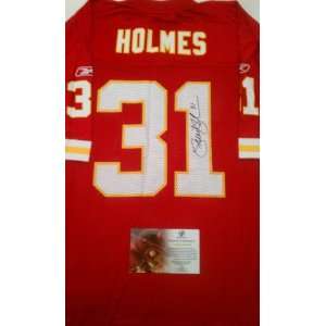  Priest Holmes Signed Kansas City Chiefs Jersey Everything 