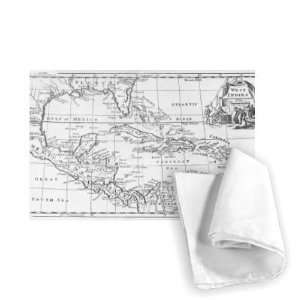  Map of the West Indies, Florida and South   Tea Towel 