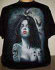 Vampire Bat Horror Gothic T Shirt Size 2