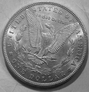 1896 MORGAN VAM 3 DOUBLED 89 LARGE SHIFT SPLIT RIM NICE COIN  