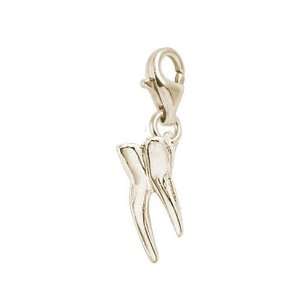   Charms Tooth Charm with Lobster Clasp, 10K Yellow Gold Jewelry