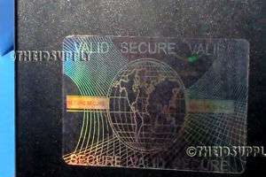 Global Valid ID Card Hologram PVC Teslin SGV [FIVE]  