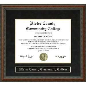  Ulster County Community College Diploma Frame Sports 