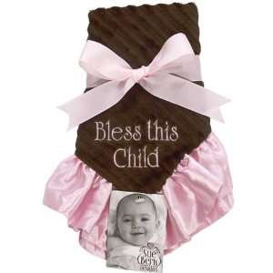  Pink bless This Child coco Blankie Baby