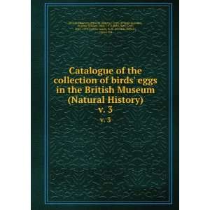  Catalogue of the collection of birds eggs in the British 