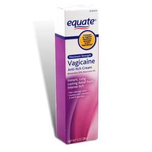 Vagicaine, Anti Itch Cream 1oz Maximum Strength, Equate  