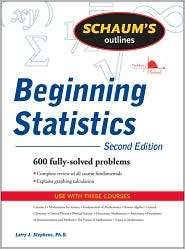   Statistics, (0071459324), Larry Stephens, Textbooks   