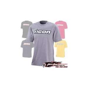  ICON HEATHER GRAY SLANT TEE MEDIUM/M T SHIRT Automotive