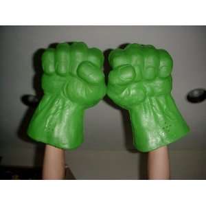 Incredible Hulk Toy Boxing Gloves, Made of Rubber Padding, Each glove 