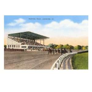 Trotting Track, Lexington, Kentucky Premium Giclee Poster Print 