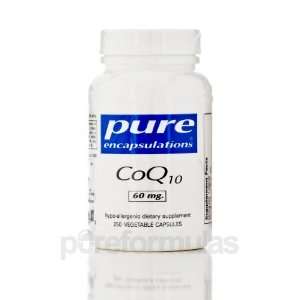  Pure Encapsulations CoQ10   60 mg. 250 Vegetable Capsules 