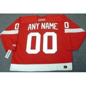 DETROIT RED WINGS CCM Throwback NHL Hockey Jersey Customized with Any 