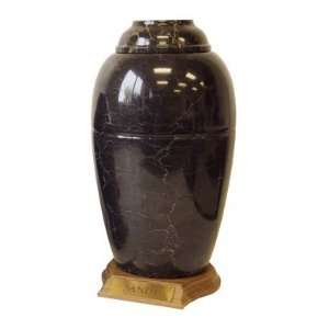  Pet Urn Black Marble Vase