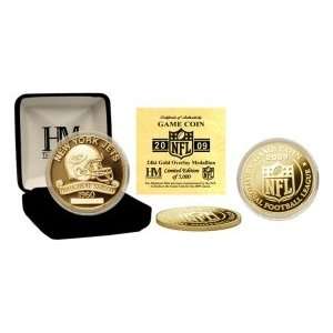  New York Jets 24KT 2009 Gold Game Coin